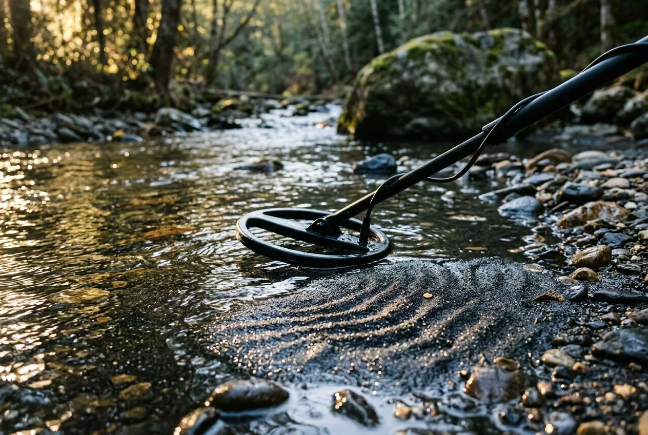 Setting Up Your Detector for Black Sand Rivers
