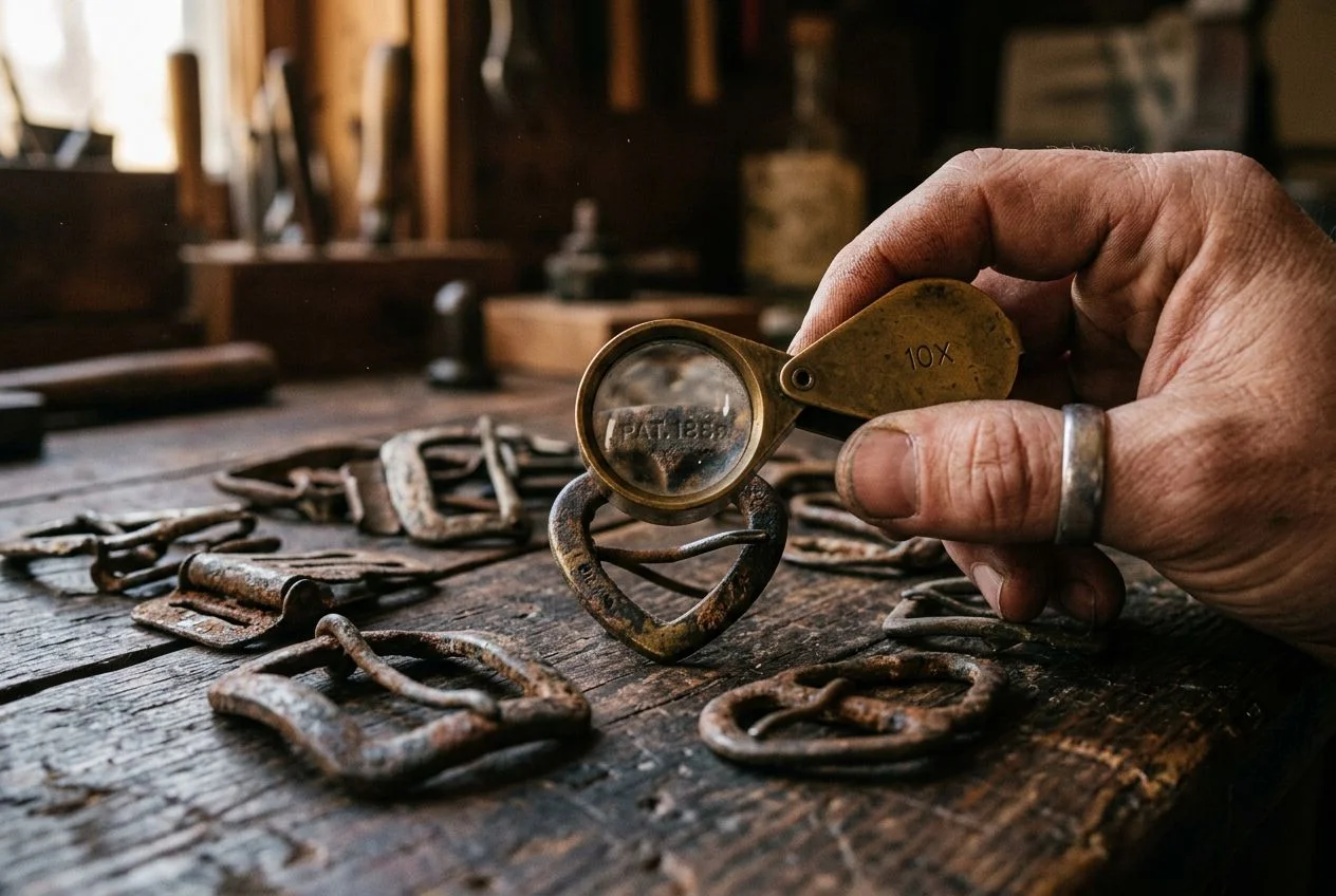 How to Date and Identify Vintage Suspender Buckles and Clothing Clasps