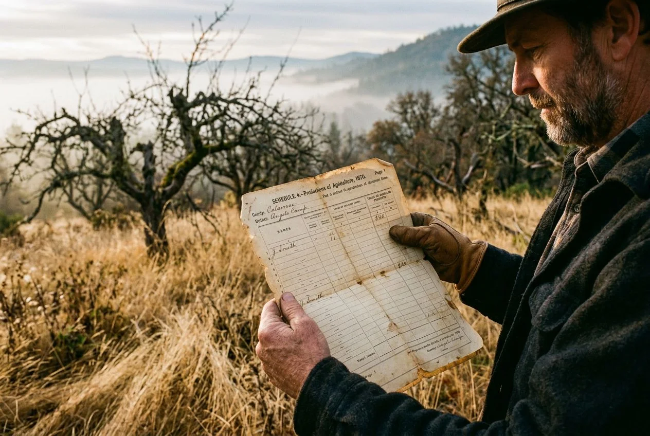 Finding Old Orchards in the Agricultural Census