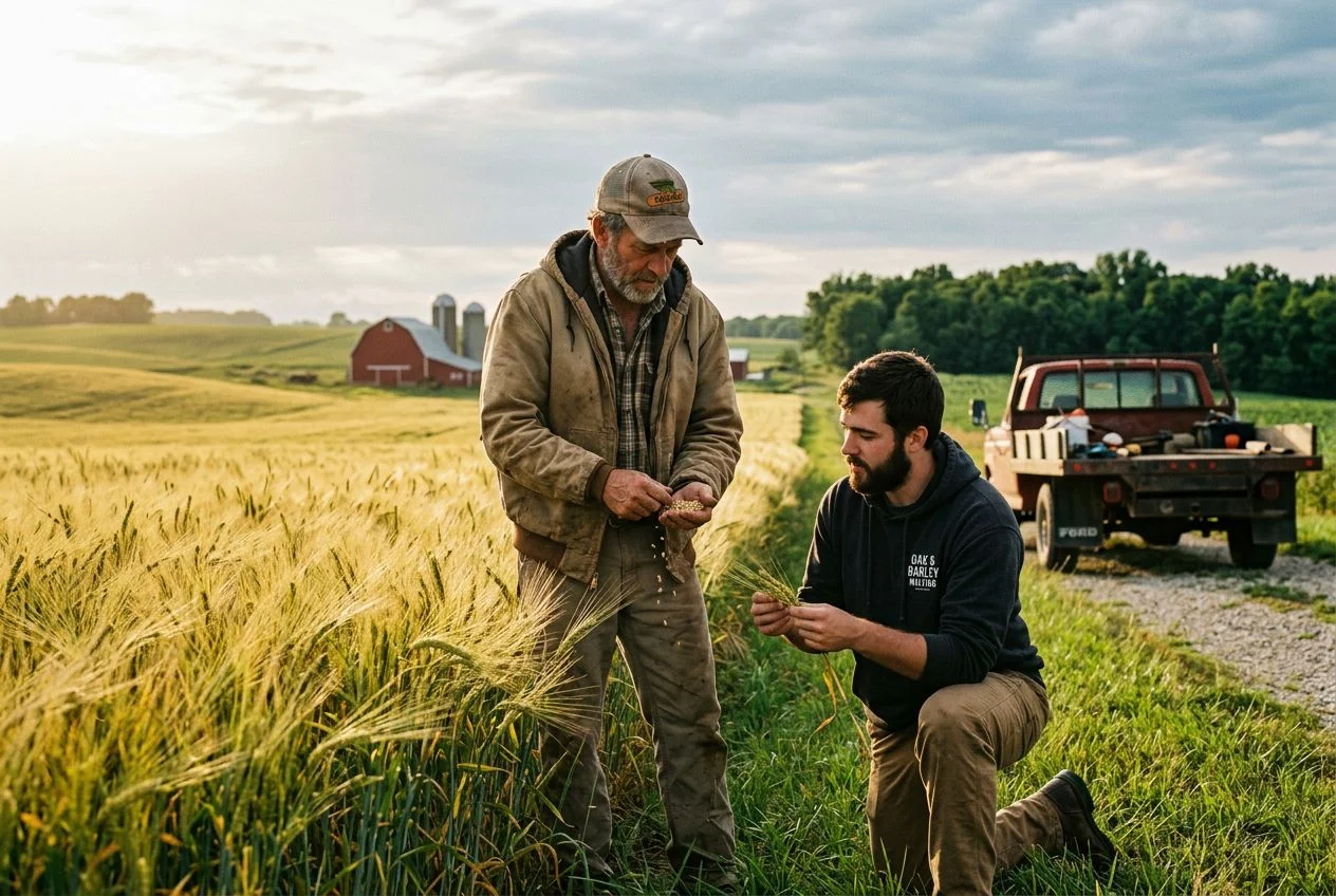 How Midwest farmers grow barley for craft beer